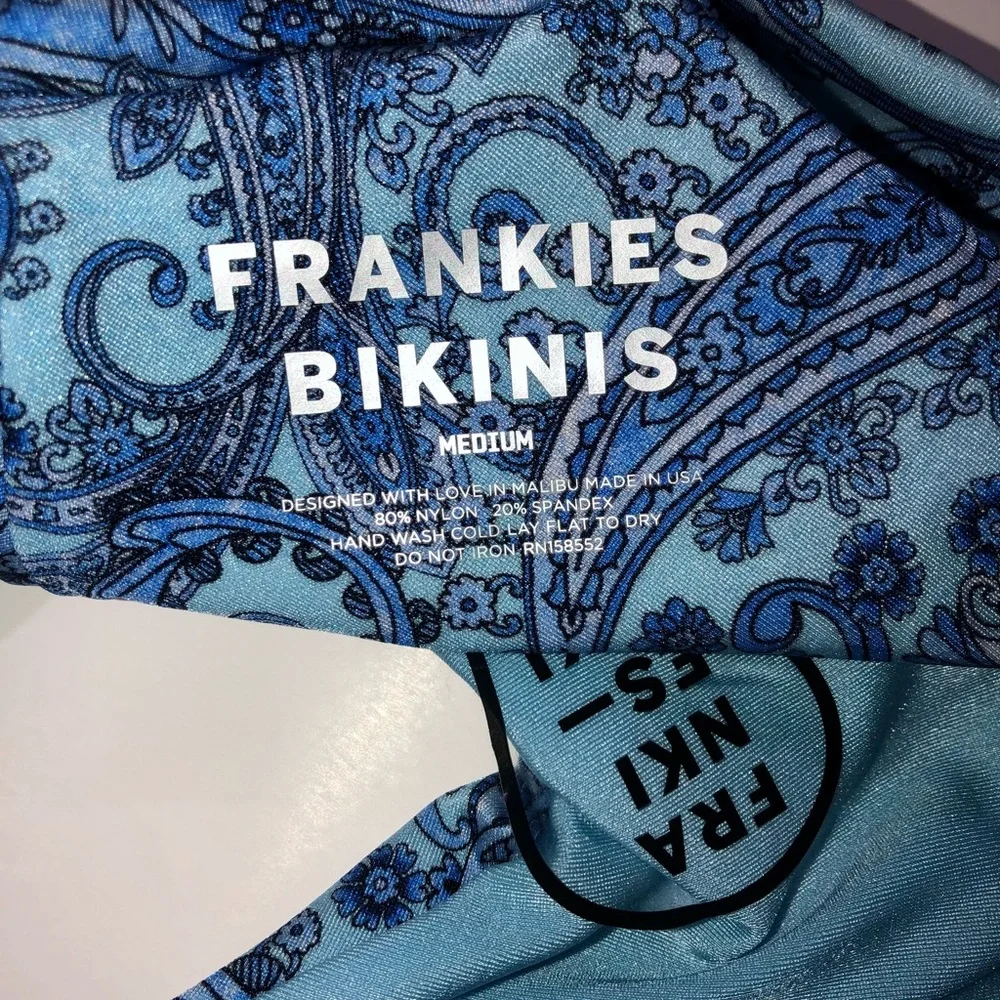 Frankie’s Bikinis Gavin Shine Paisley Bikini Bottoms